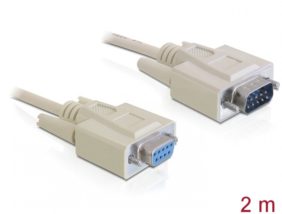 Cablu Serial RS-232 Delock 84064, 2m
