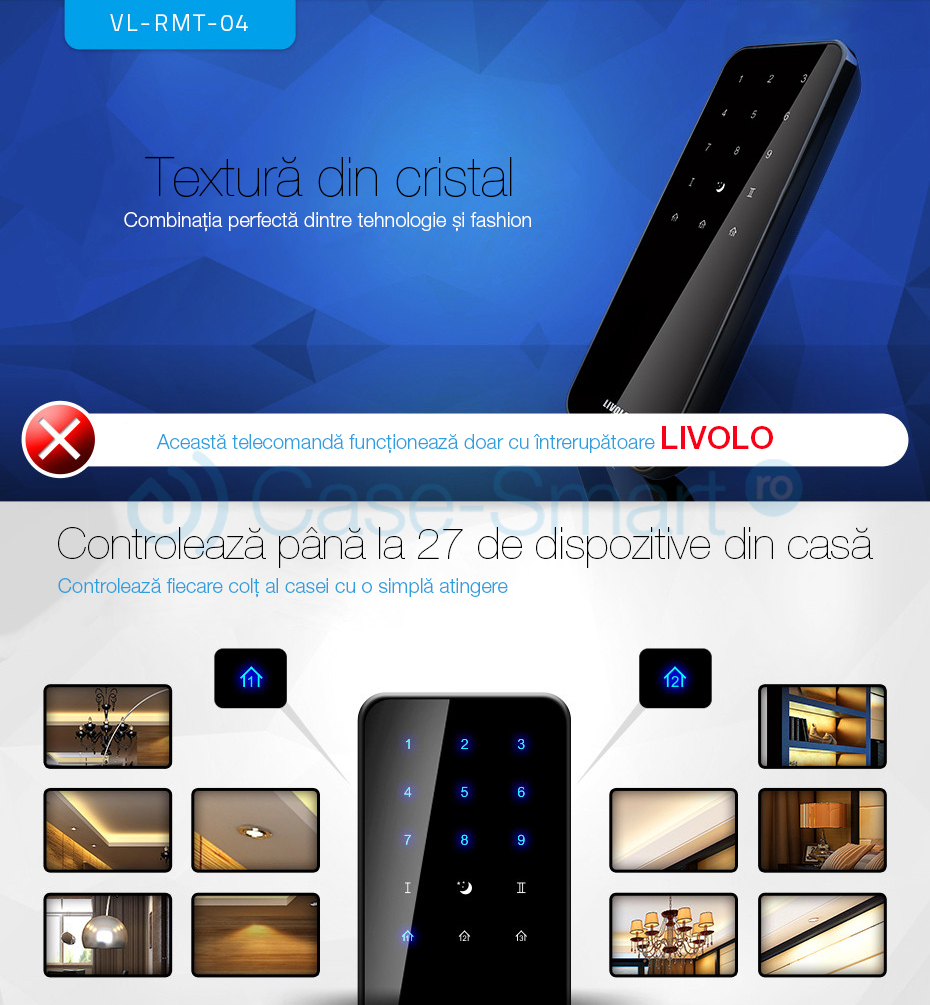 Telecomanda Livolo Touch Screen Control Universal - imagine 3