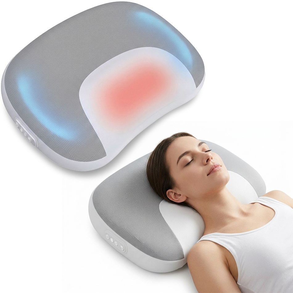 Perna masaj cervical iHunt DreamRelax 4D cu incalzire