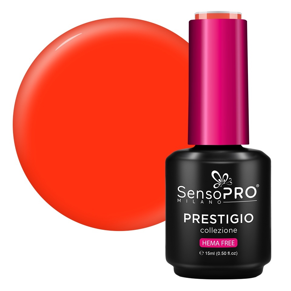 Oja Semipermanenta Hema Free PRESTIGIO Coral Edge