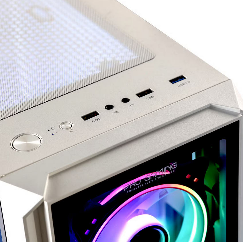 Carcasa Gaming BASTION Mid Tower ARGB - 4 Ventilatoare RGB Incluse - imagine 2