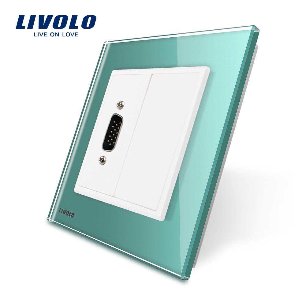 Priza VGA Livolo cu Rama Sticlă 15 pini - imagine 7