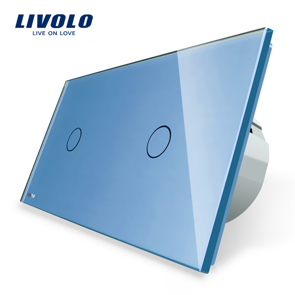 Intrerupator Touch Livolo Sticla, 2 Butoane - imagine 13