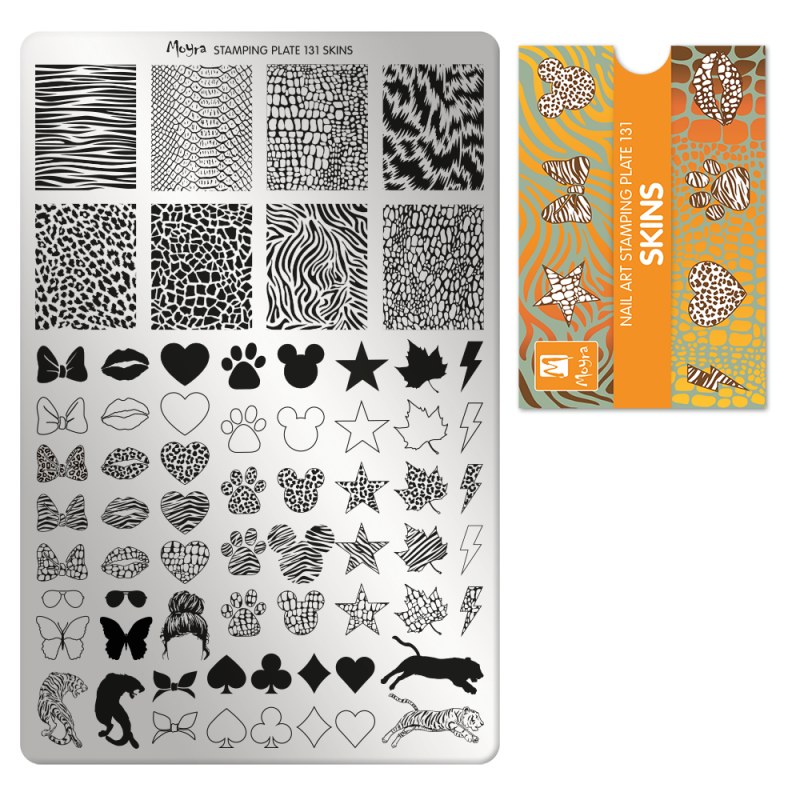 Matriță Ștampilă Nail Art Nr. 131 Skins | Nailshop