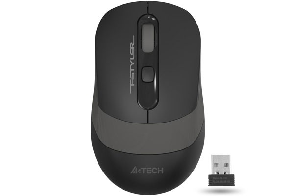 Mouse Gaming A4Tech FG10 Wireless 2000 DPI - Negru/Gri - imagine 1