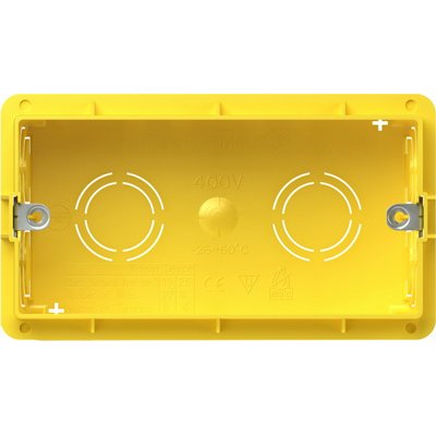 Doza modulara 4 module TEM, pentru montaj incastrat