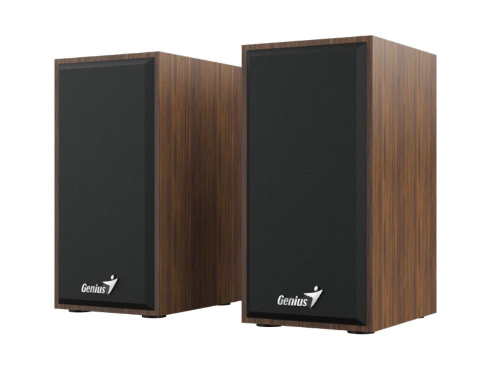 Boxe Genius SP-HF180 2.0 6W Lemn - Sunet Premium Compact