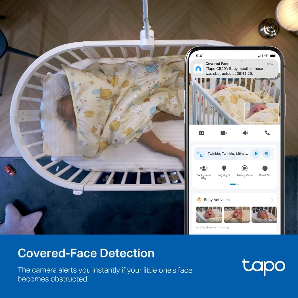 Camera TP-LINK Tapo C840 Dual-Lens pentru bebeluși - imagine 17