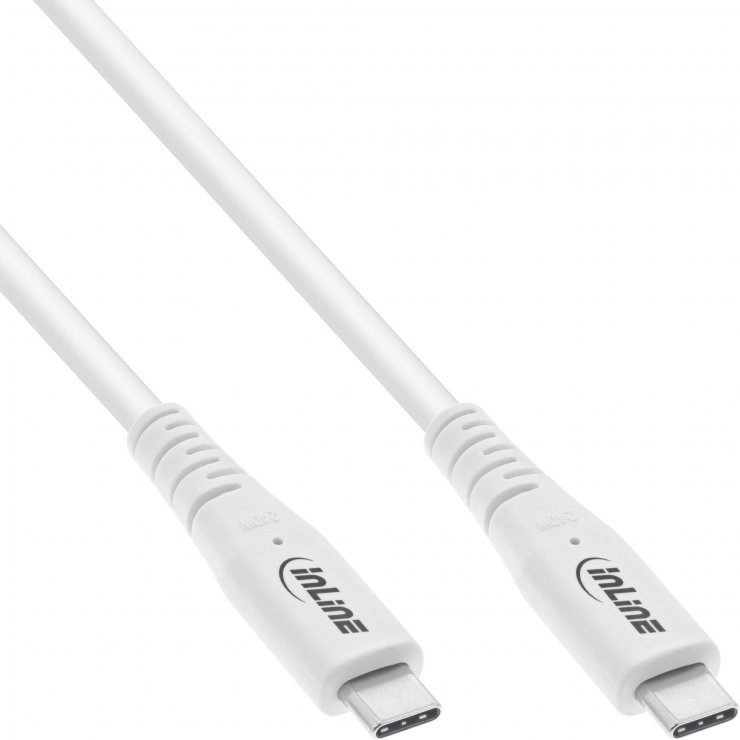 Cablu USB4 Type-C InLine 240W, 8K, 0.5m