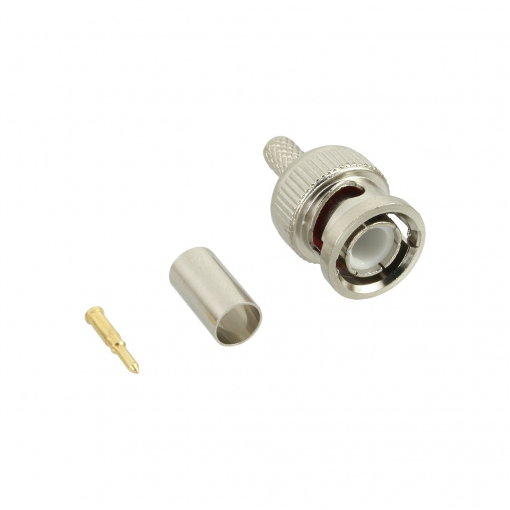 Conector BNC InLine pentru cablu RG59