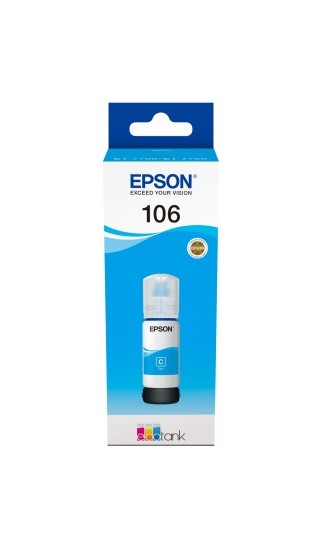 Cartus Original Epson 106 Cyan 70ml pentru L7160, L7180