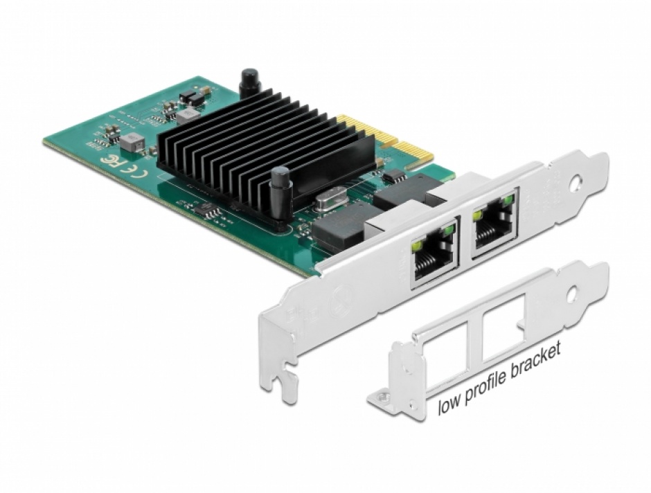 Placa PCI Express Dual LAN Intel 82576 Delock