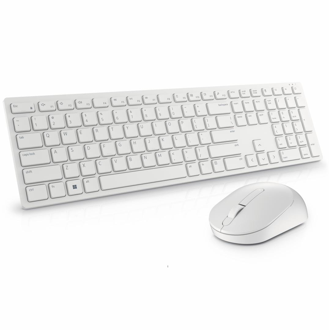 Kit Tastatură și Mouse Dell KM5221W Wireless Alb - 3 Ani Garanție - imagine 2
