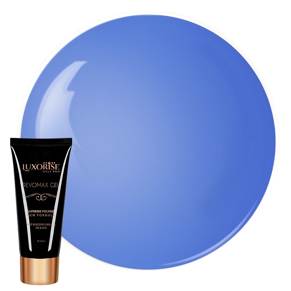 Polygel Luxorise Lavender, 15ml - Modelare Ușoară