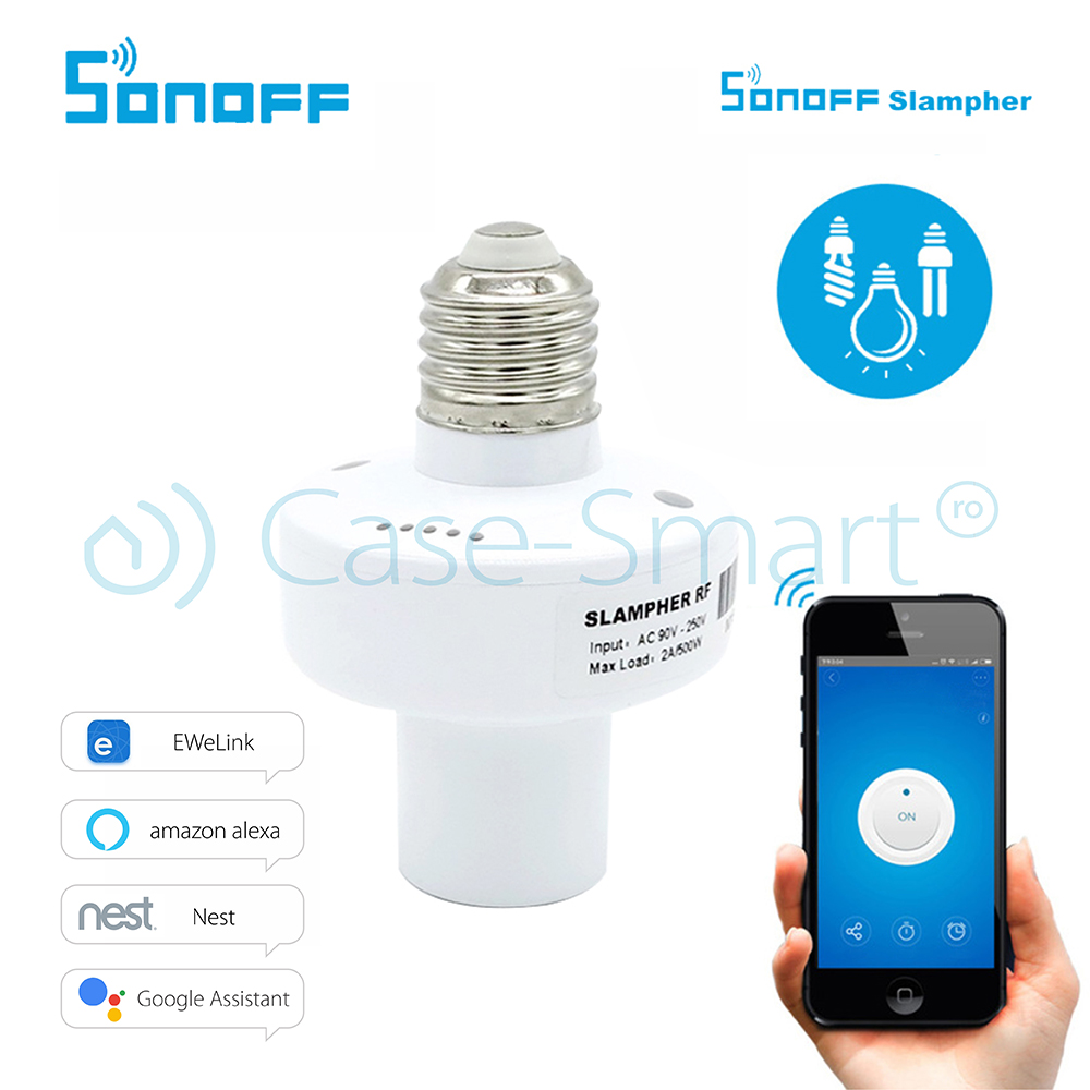 Dulie Inteligentă Wi-Fi E27 Sonoff Control - imagine 6