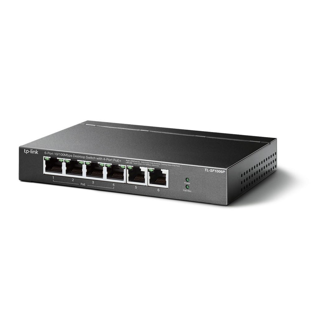 Switch TP-Link TL-SF1006P 6 Porturi PoE+ 67W - Rețea Stabilă - imagine 2