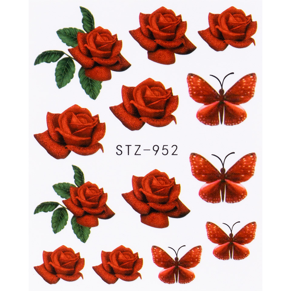 Tatuaj Unghii LUXORISE Flower Dare STZ-952