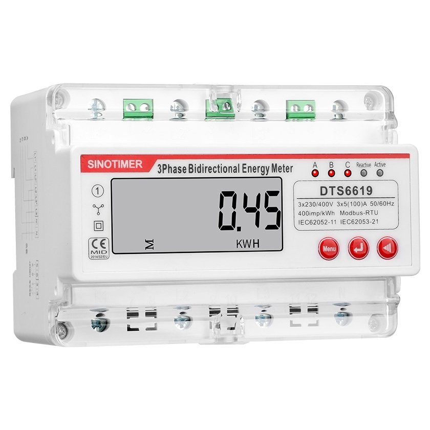 Contor Monofazat Digital Sinotimer 230V 5(100)A