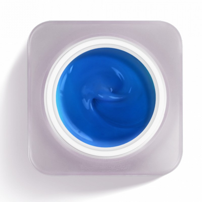Gel UV 2M Hema Free Glass Blue 15gr, fără pilire | Nailshop
