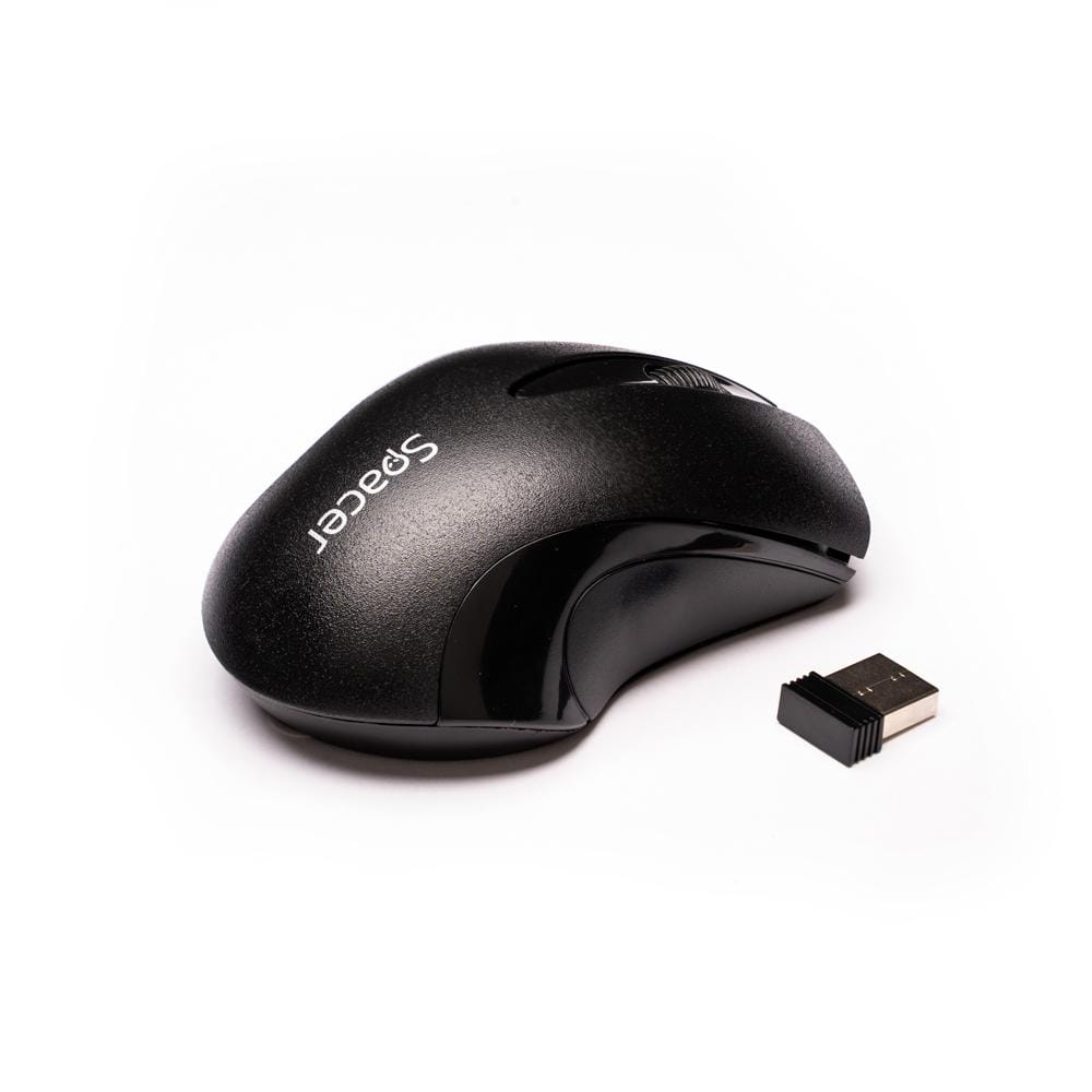 Mouse Wireless Spacer SPMO-W12 1000 DPI Negru - Plug & Play - imagine 4