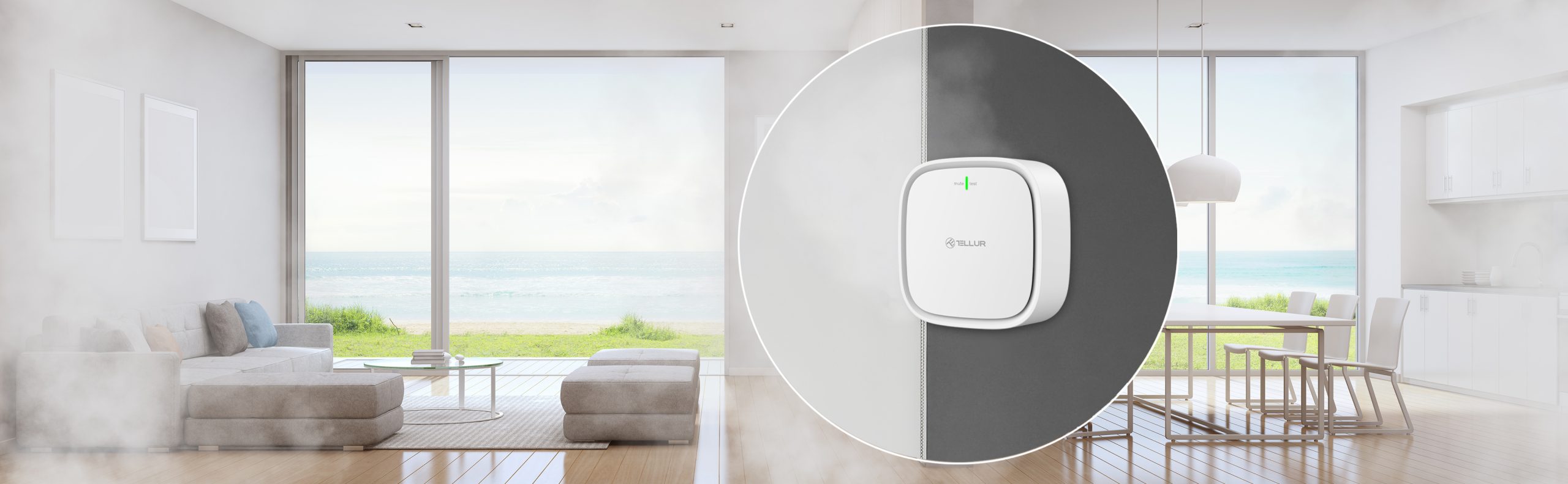 Senzor Gaz Tellur Wi-Fi, Alarma Smart - imagine 4