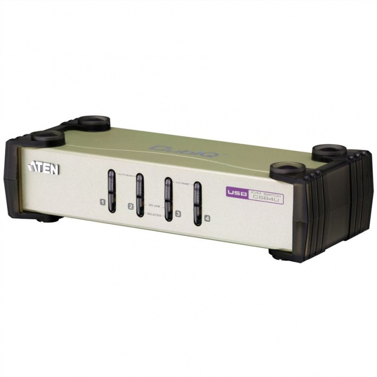 KVM Switch Aten CS84U, 4 Porturi PS/2-USB VGA
