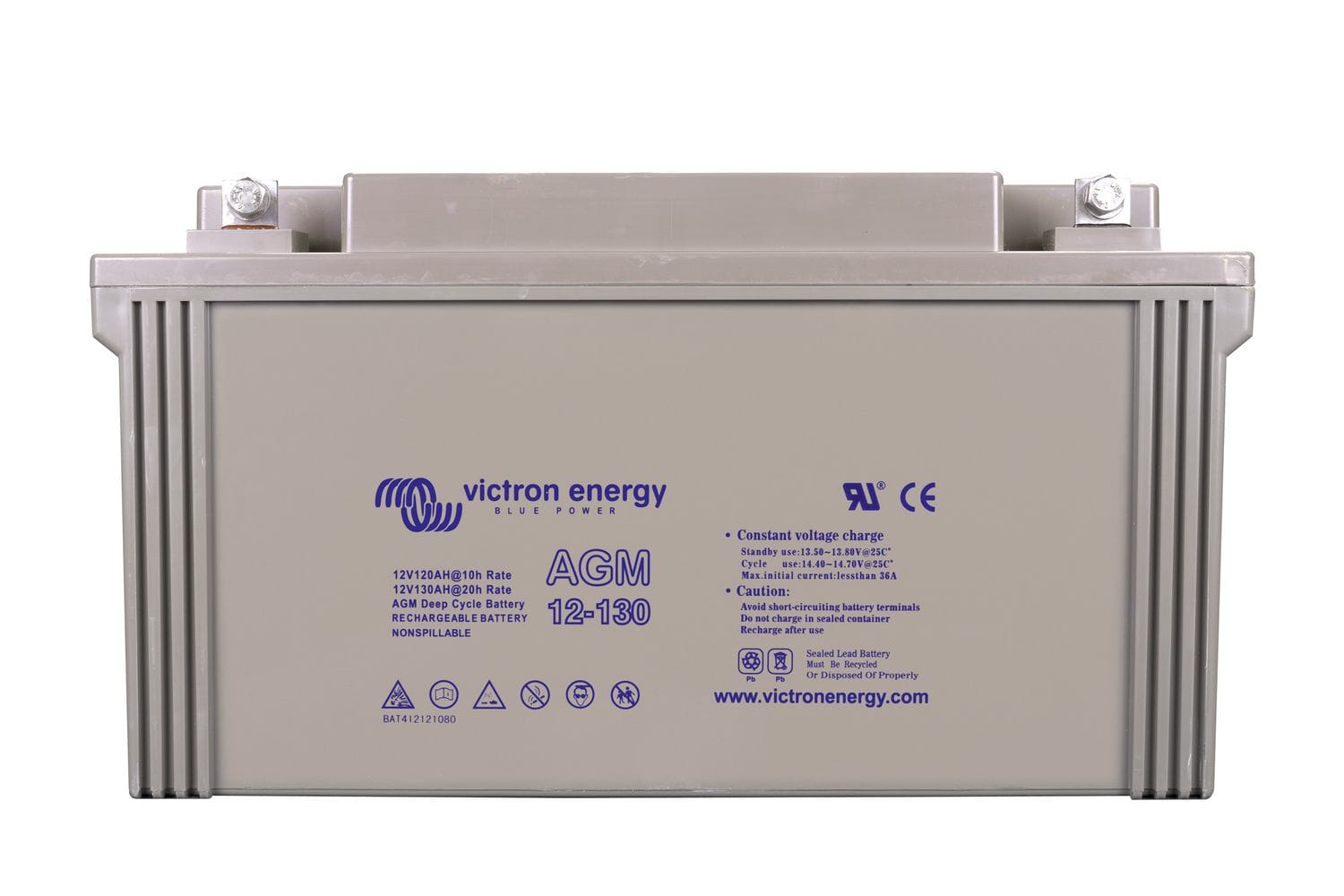 Acumulator Victron AGM 12V 130Ah Deep Cycle - 1500 Cicluri - imagine 8