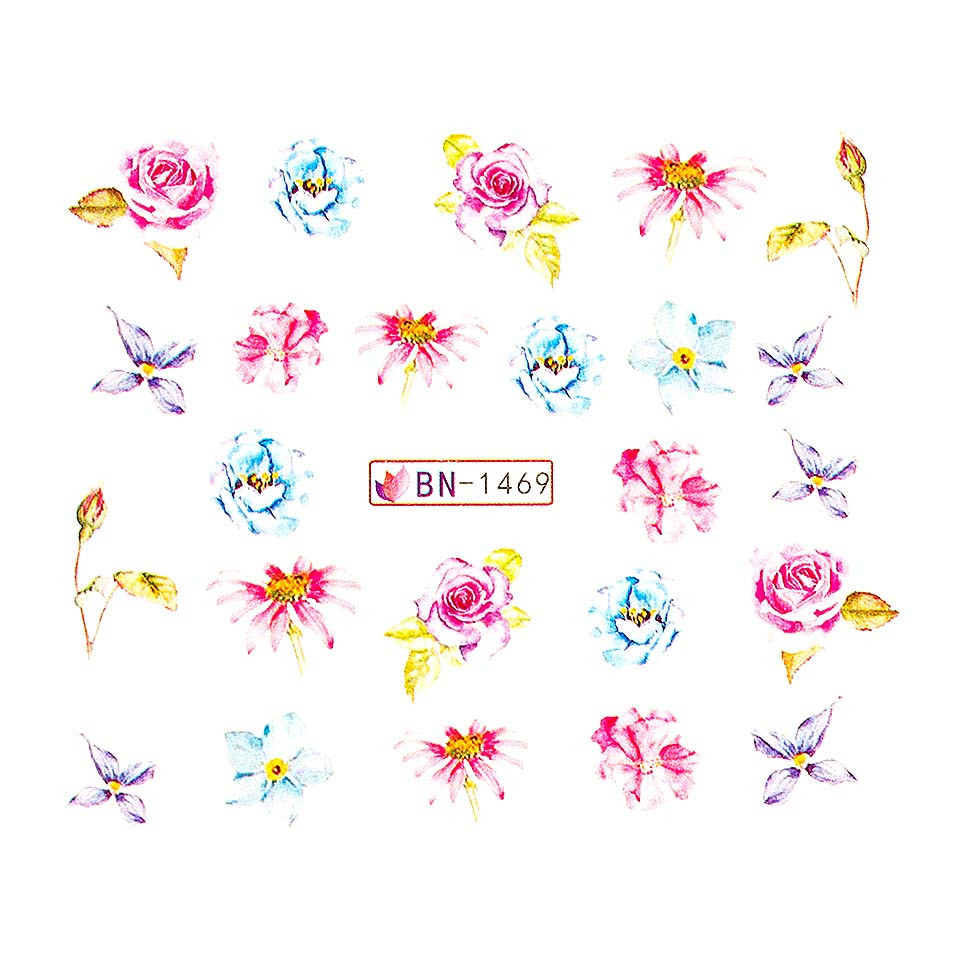 Tatuaj Unghii LUXORISE Nature BN-1469 | Manichiură Rapidă