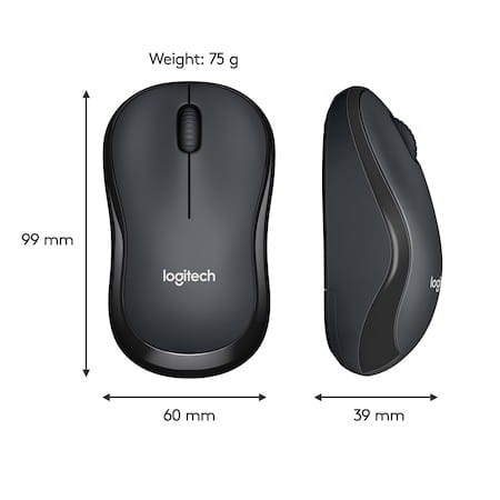 Mouse Logitech M220 Silent Wireless Negru - Zgomot Redus 90% - imagine 4