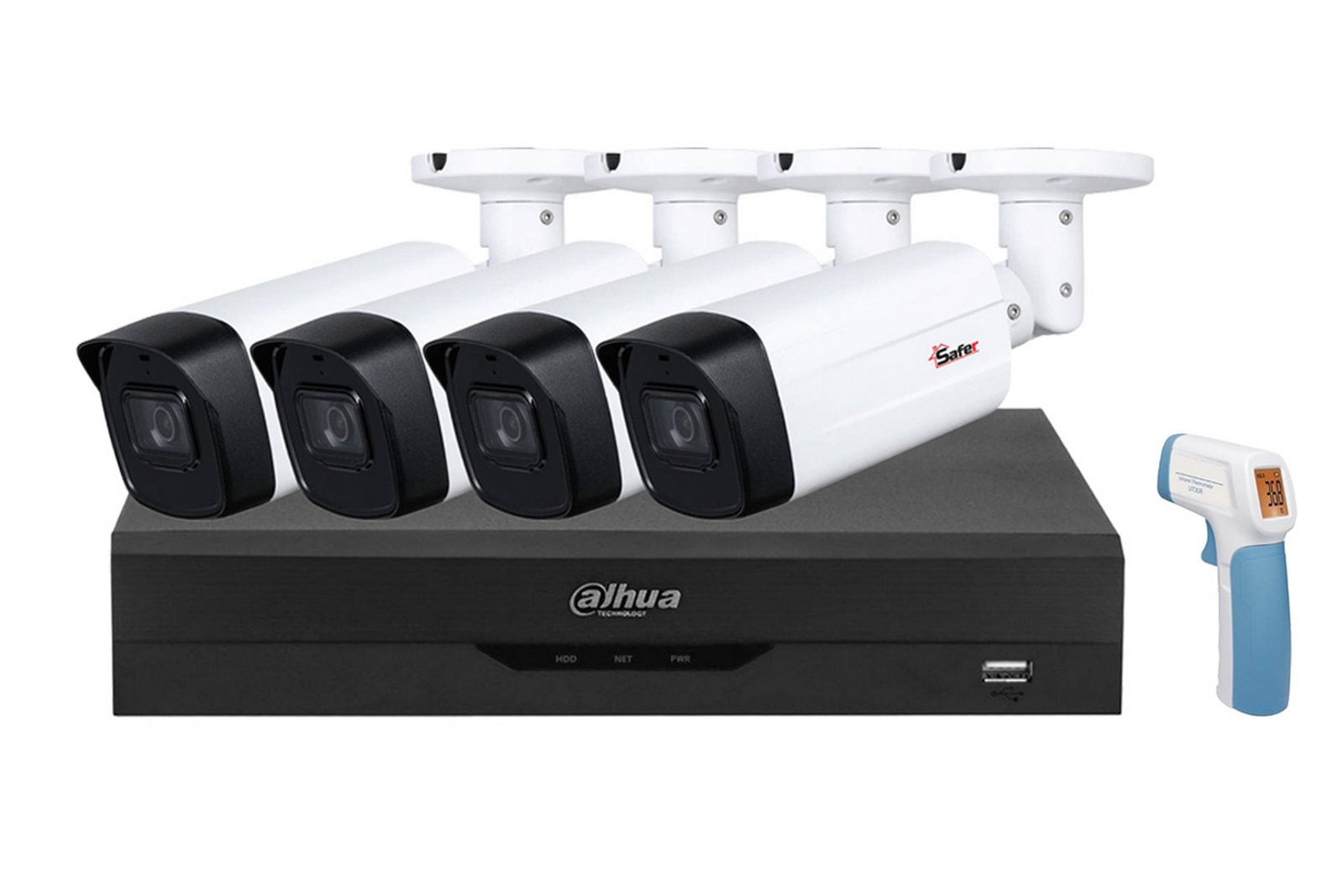 Kit Supraveghere Dahua 4 Camere IR 80M WizSense