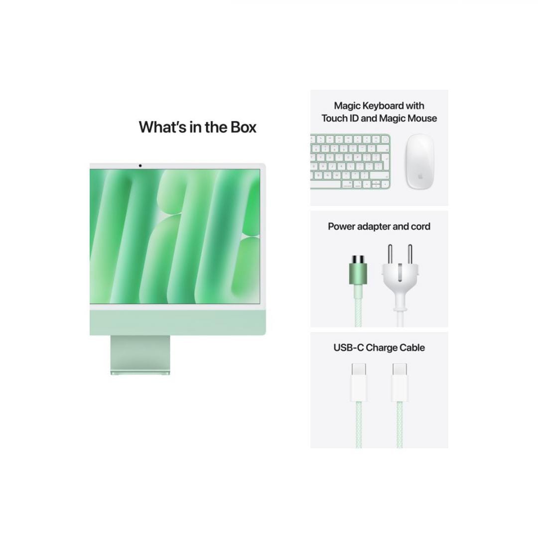 Apple iMac 24" M4 24GB/512GB Green - Performanță Pro - imagine 2