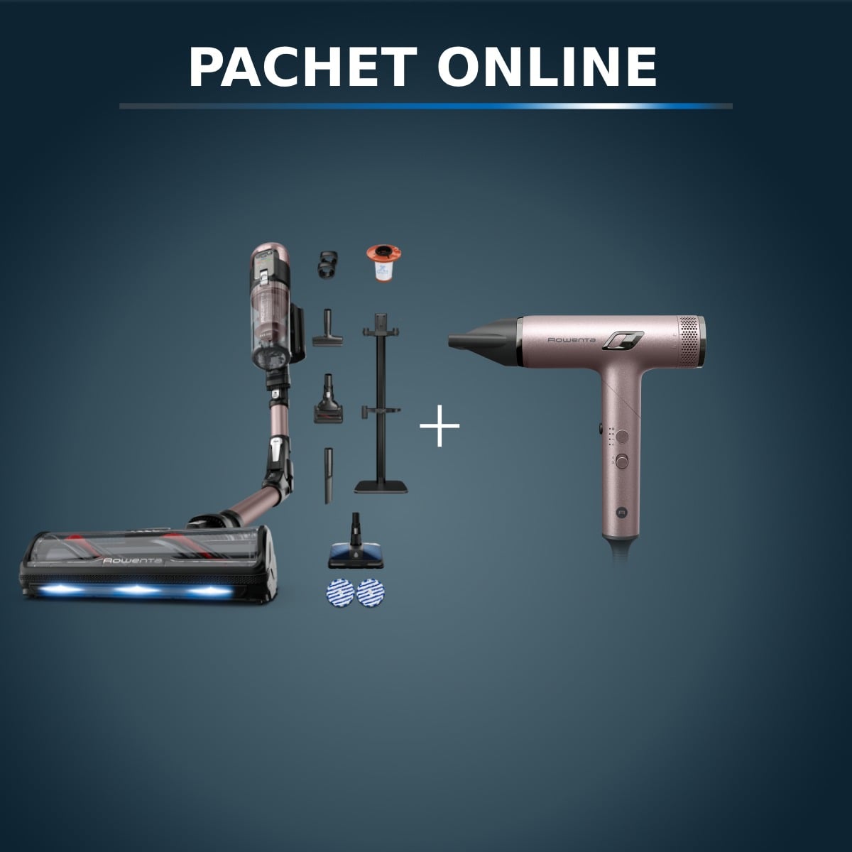 Pachet Rowenta Promo: Aspirator Flex & Uscător - imagine 2
