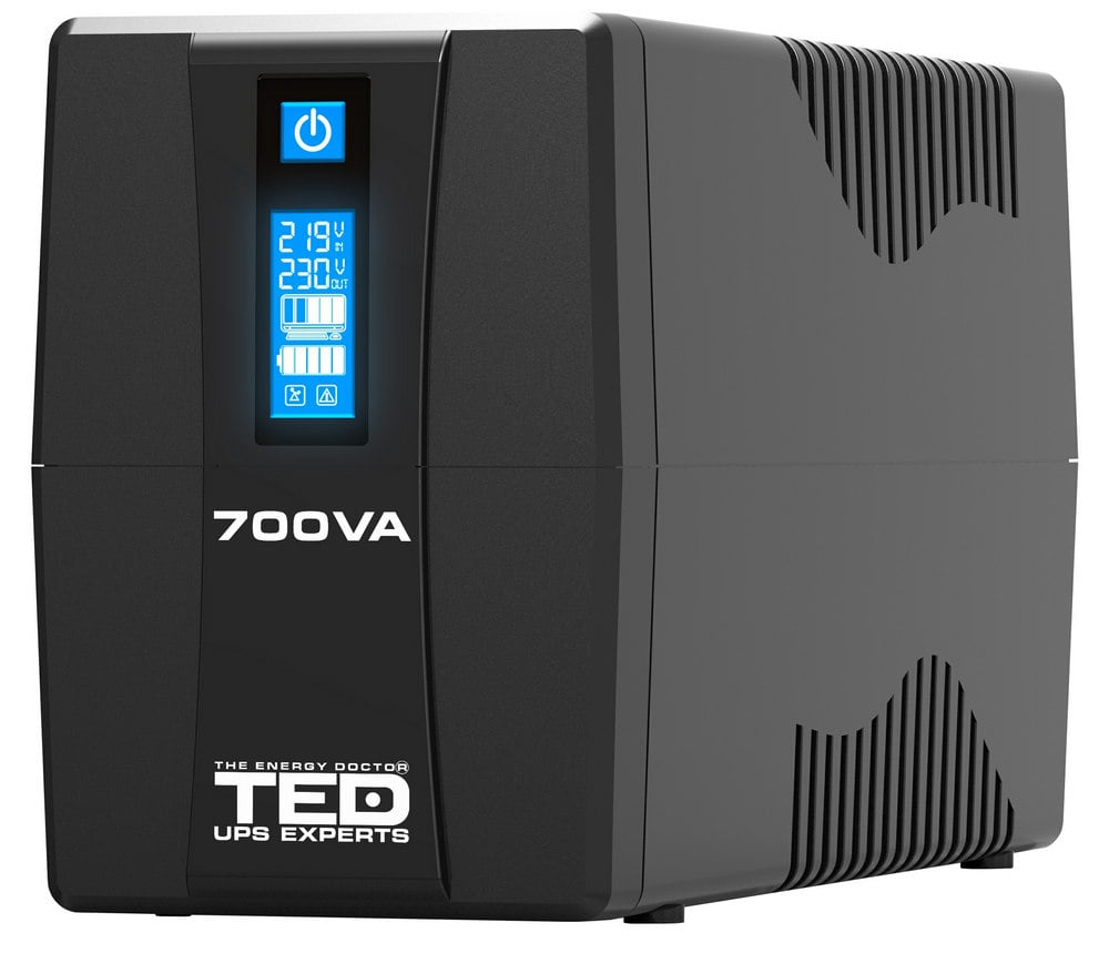 TED UPS 700VA cu Stabilizator și LCD
