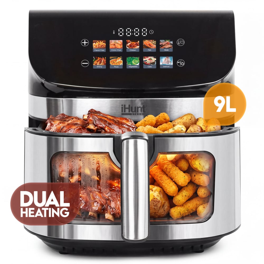 iHunt Air Fryer II Ultra 9L - Gătit Sănătos - imagine 2