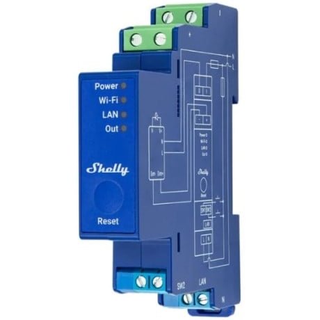 Shelly Pro Dimmer 0-10V PM | Control Precis Lumină