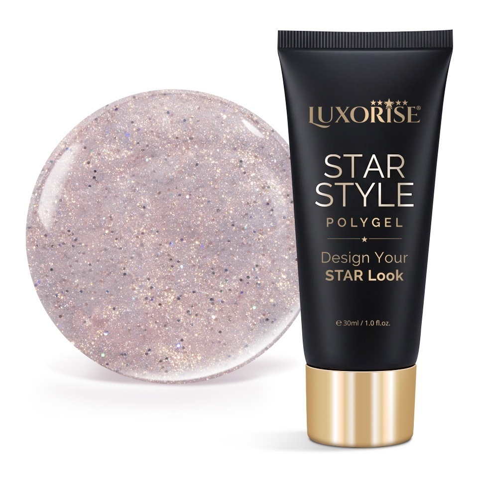Polygel LUXORISE STAR STYLE - STAR SIGNATURE Collection, Golden Hour, 30ml