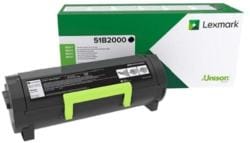Toner Original Lexmark 51B2000 Black - 2.500 pagini - imagine 2