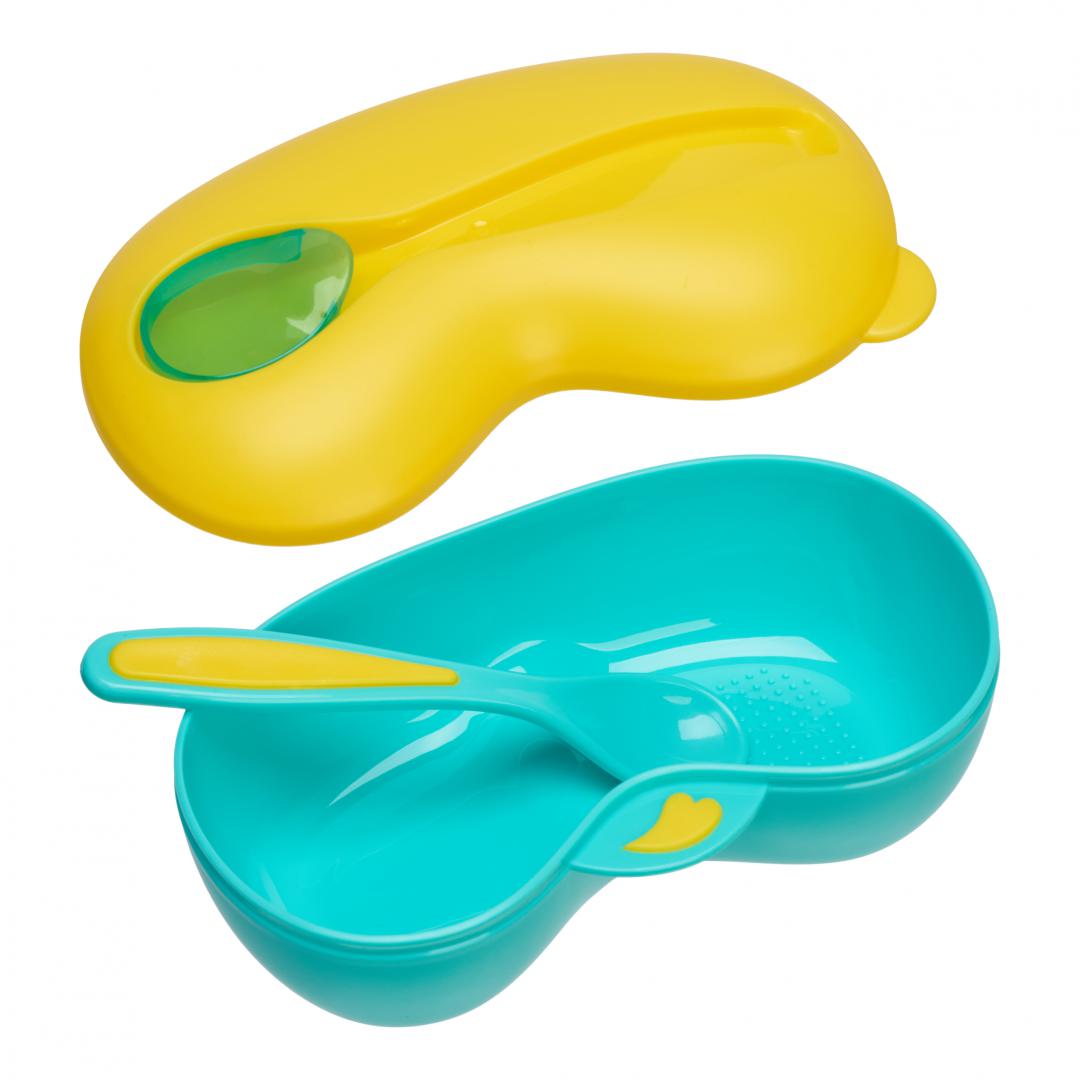 Bol U-GROW 270 ml cu Capac și Linguriță - Pentru Diversificare - imagine 3