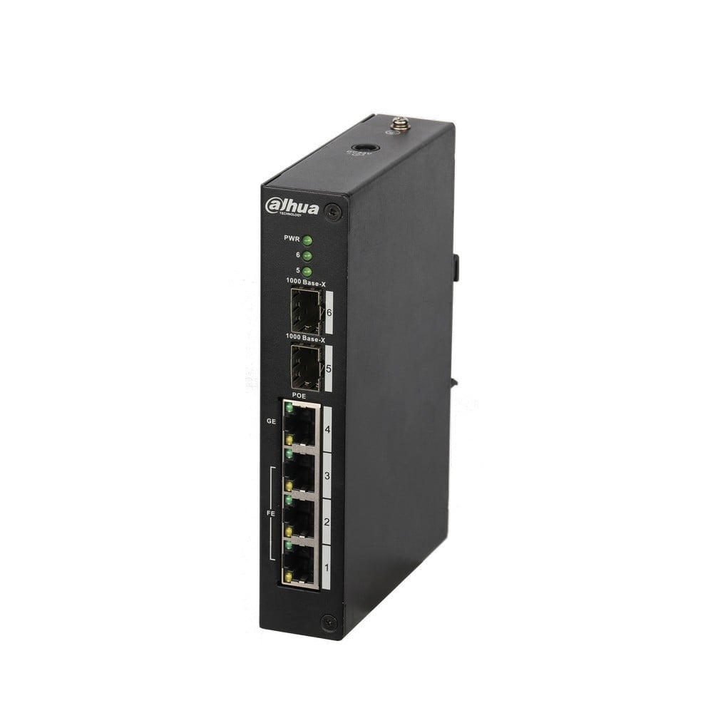 Switch POE 4 Porturi Dahua 95W