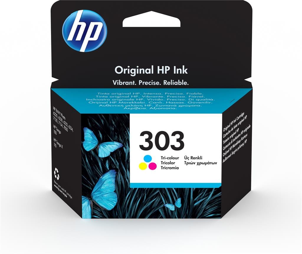 Cartuș Cerneală HP 303 Color Original - Envy Inspire - imagine 2