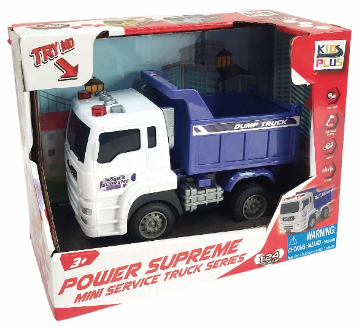 Basculantă cu Lumini și Sunete 1/24 - Cevodle, 17cm - imagine 3