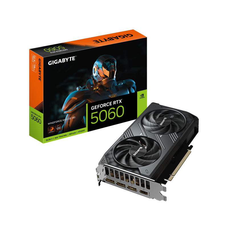 Placă Video RTX 5060 Windforce Max OC 8GB GDDR7 Gigabyte