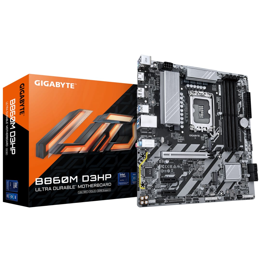 Placă de bază Gigabyte B860M D3HP LGA1851 mATX DDR5 - imagine 2