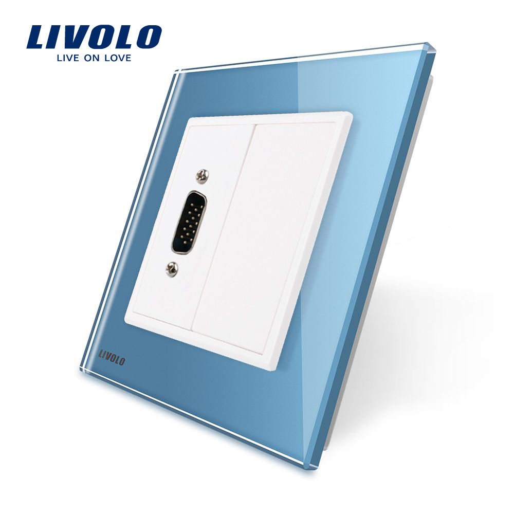 Priza VGA Livolo cu Rama Sticlă 15 pini - imagine 10