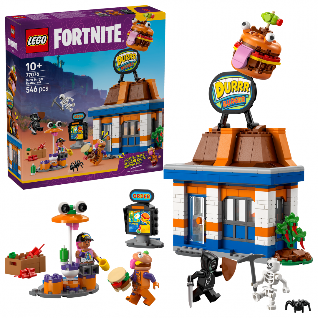 LEGO Fortnite Restaurantul Durrr Burger 77076 - Set 546 Piese