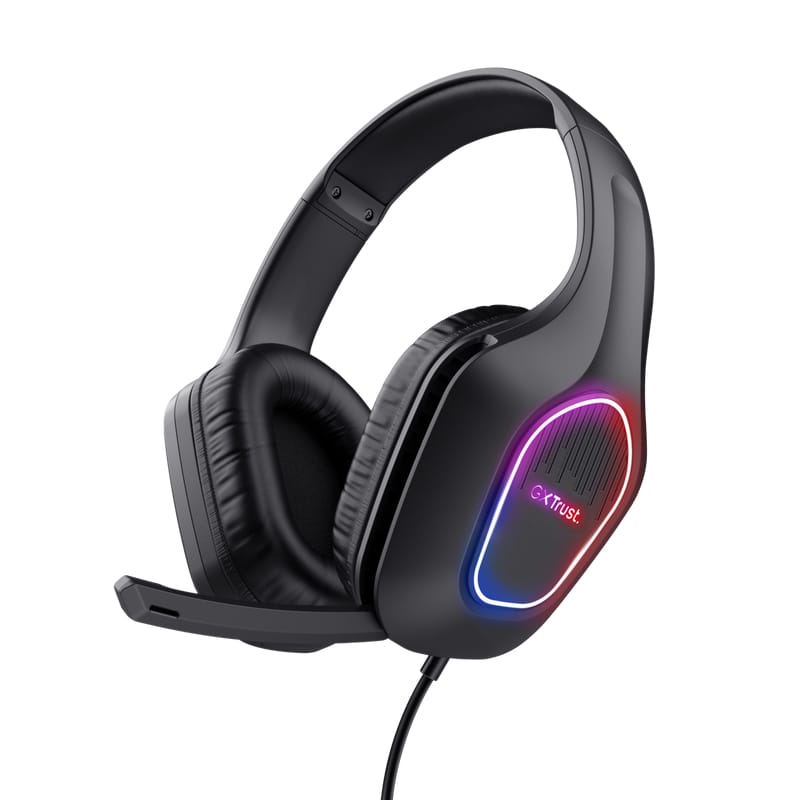 Căști Gaming Trust GXT 416 Zirox cu LED și Microfon - imagine 5
