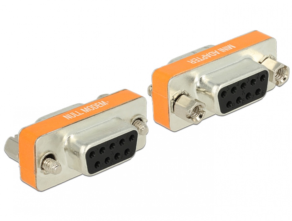 Adaptor Null Modem Sub-D 9 M-M Delock 65570
