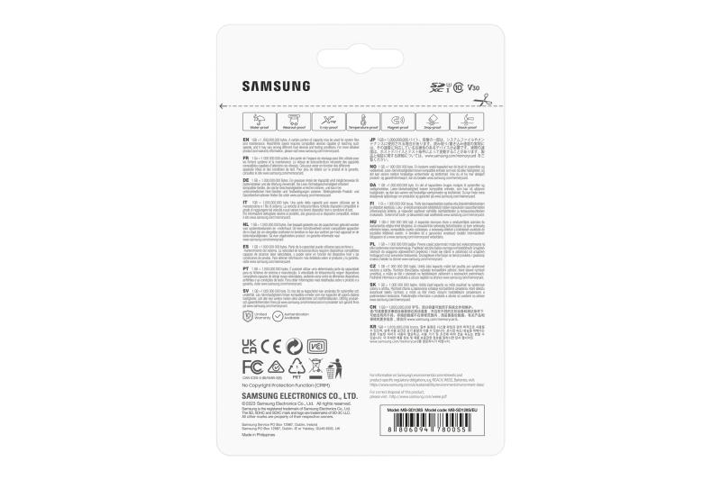 Card Memorie Samsung PRO Plus 128GB SD - 120MB/s, Video Full HD - imagine 2