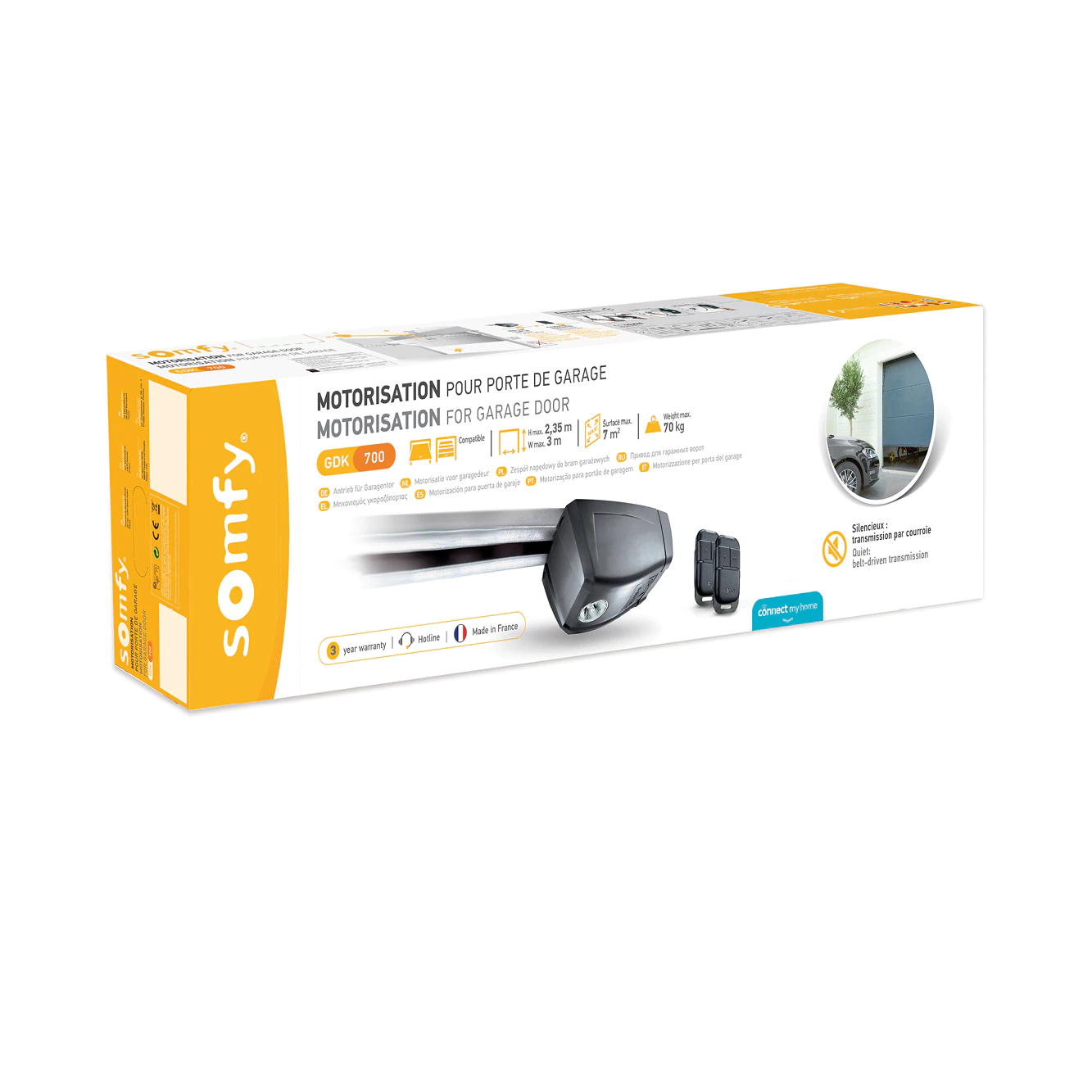 Kit Automatizare Usă Garaj Somfy GDK 700, Motor 24V - imagine 3