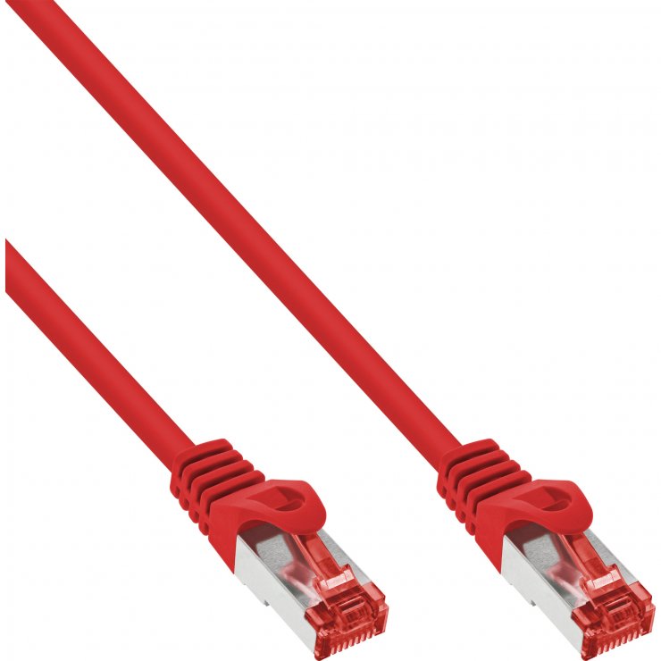 Cablu RJ45 S/FTP Cat.6 20m Rosu InLine